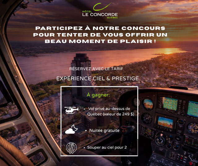 CONCOURS - Expérience Ciel & Prestige à gagner