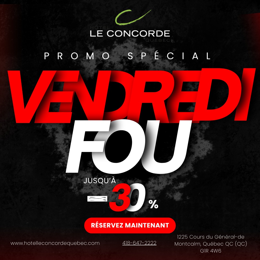 Black friday au concorde!